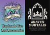 Crit Happens Dice X Graven Mortalis logo