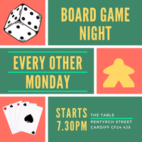 Monday Night Games at The Table, Cathays
