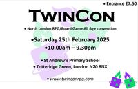 TwinCon Role Playing and Board Game