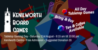 Kenilworth Board Games: Summer Tabletop Games Day