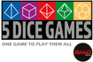 5 Dice Games logo